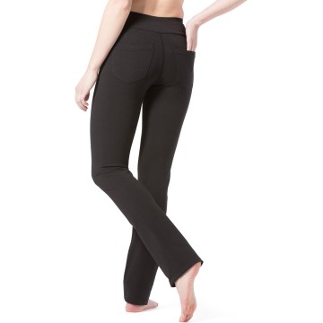 Women's Ecofabric Straight Leg Yoga Pant with Back Pockets