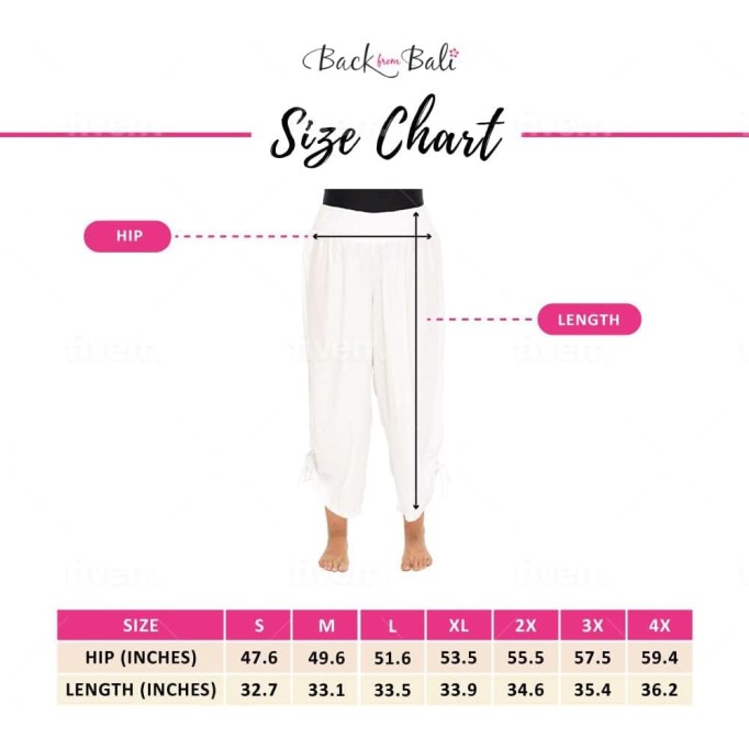 Womens Boho Wide Leg Loose Pants Cropped Rayon Summer Beach Pants Smocked Waist (S-4XL)