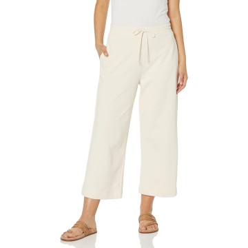 Women's Wide Leg Cropped Sweatpant