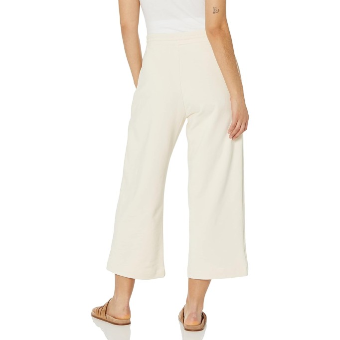 Women's Wide Leg Cropped Sweatpant