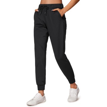 4-Way Stretch Workout Joggers for Women 28" - Casual Travel Pants Lounge Athletic Joggers with Pockets