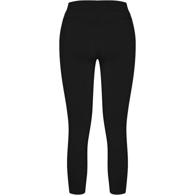 Womens Cropped Pants Knee Length High Waisted Capri Leggings with Hole Pockets Athletic Gym Pants Biker Sweatpants