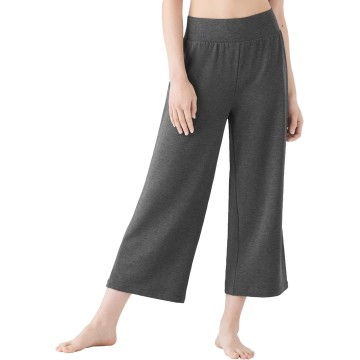 Womens Any Wear Cropped Wide Leg Pant