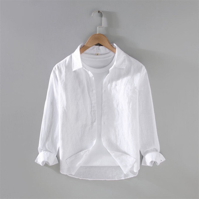 Simple Pure Vanicol Long Sleeve Shirt