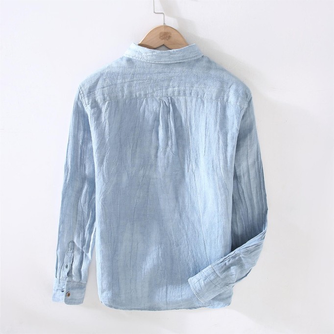 Men's Vintage Vanicol Long Sleeve Shirt - Loose Fit