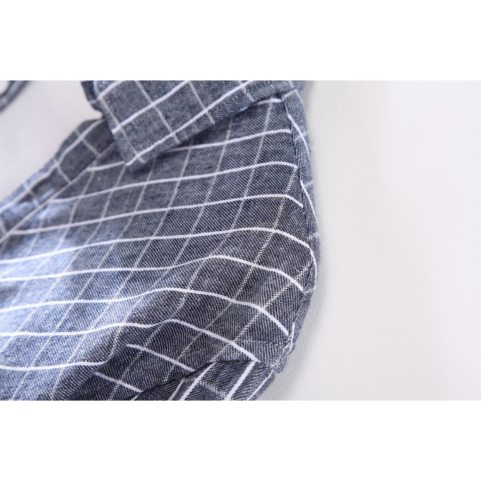 Men's Plaid Square Collar Shirt - Casual Workwear