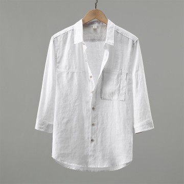 Men's Vanicol 3/4 Sleeve Shirt - Loose Fit, Pockets