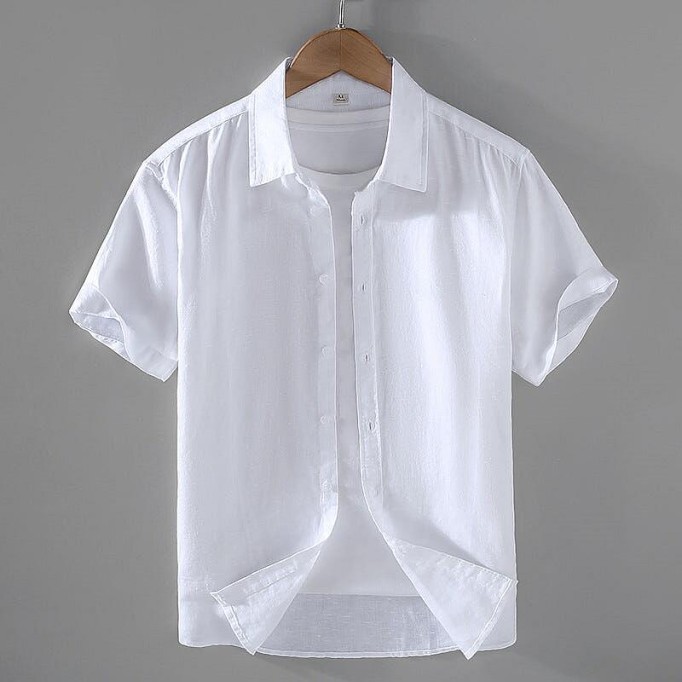 Men's Vanicol Short Sleeve Shirt - Square Collar