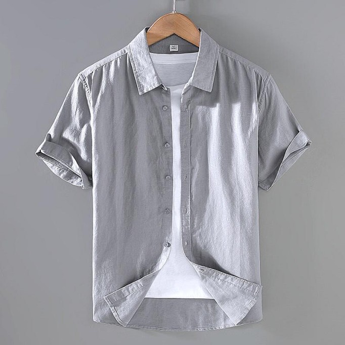 Men's Vanicol Short Sleeve Shirt - Square Collar